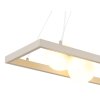 Nowa Nanda modern rektangulär pendellampa för matbord med 4 ljuskällor, 84 cm, G9