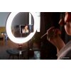 Globo Delgado LED-ringlampa med stativ och mobilhållare för smink och vlogg