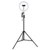 Globo Delgado LED-ringlampa med stativ och mobilhållare för smink och vlogg