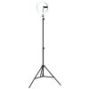 Globo Delgado LED-ringlampa med stativ och mobilhållare för smink och vlogg
