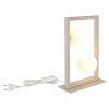 NOWA Nanda modern designbordslampa med 2 ljuskällor för hall och vardagsrum, G9