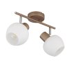 Globo Eileen modern takspotlight taklampa 2-armad E27 40 W för kök och vardagsrum