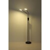 Globo Silvio LED-golvlampa med 2 ljuskällor, 173 cm, modern läslampa för vardagsrum