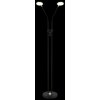 Globo Silvio LED-golvlampa med 2 ljuskällor, 173 cm, modern läslampa för vardagsrum