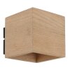 NOWA Edwin modern, stilren kubformad vägglampa, väggarmatur 11 cm hög med G9