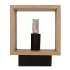 NOWA Edwin modern, stilren kubformad vägglampa, väggarmatur 11 cm hög med G9