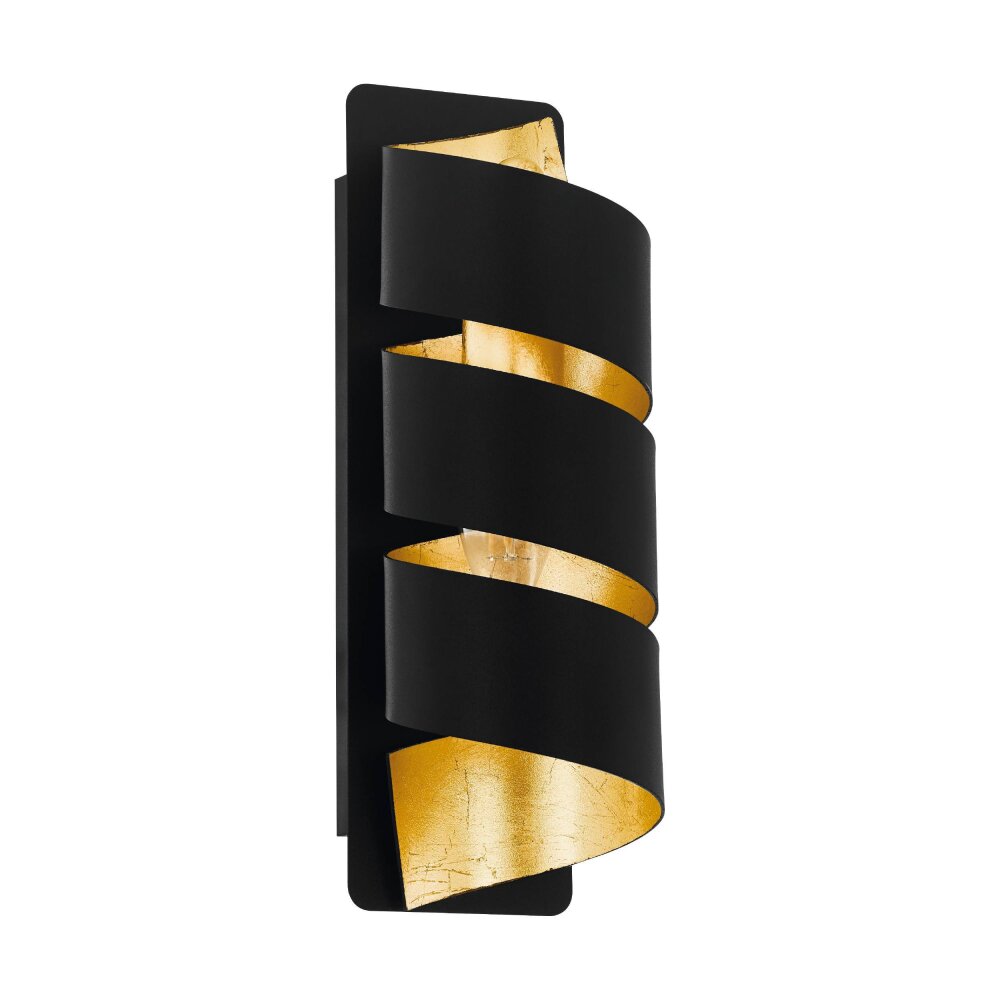 Eglo ELIZONDO Vägglampa Guld, Svart, 1-ljuskällor main product photo