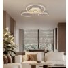 Globo Miles LED-taklampa i ringdesign för vardagsrum, 6710 lm, 2700-6500 K, 60 W