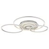 Globo Miles LED-taklampa i ringdesign för vardagsrum, 6710 lm, 2700-6500 K, 60 W