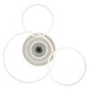 Globo Miles LED-taklampa i ringdesign för vardagsrum, 6710 lm, 2700-6500 K, 60 W
