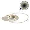 Globo Beltran LED modern rund taklampa med fjärrkontroll 3700 lm 24 W 2700-6000 K