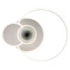 Globo Beltran LED modern rund taklampa med fjärrkontroll 3700 lm 24 W 2700-6000 K
