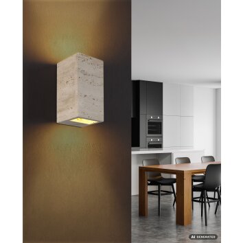 Globo Rojas modern LED vägglampa med upp- och nedljus för hall och vardagsrum