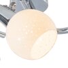 NOWA Doxy modern taklampa för kök och vardagsrum med 3 ljuspunkter, ø 25 cm, 3000 K, 4 W