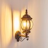 Lentua vägglampa utomhus, Vägglampa Brunt, guld, 1-ljuskällor