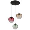 Globo Solveig pendellampa med 3 ljuspunkter för matbord och kök, Ø 70 cm, 150 cm