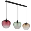 Globo Solveig avlång pendellampa för matbord, 3-lågig, modern, 119 cm
