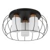 Globo Rowena taklampa takplafond med 3 ljuskällor i industriell stil för hemmet