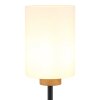 Globo Rowena stående golvlampa med cylindrisk skärm, E27, 150 cm, strömbrytare på kabeln