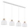Globo Swanson modern pendellampa för matbord och kök, 113 cm, 4 ljuspunkter