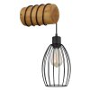 Globo Berti industriell vägglampa med burskärm, E27, 40 Watt för inomhusbruk
