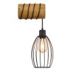 Globo Berti industriell vägglampa med burskärm, E27, 40 Watt för inomhusbruk