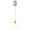 Globo Lui LED rund pendellampa, hänglampa för matbord och kök, modern design