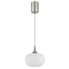 Globo Lui LED rund pendellampa, hänglampa för matbord och kök, modern design