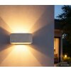 Globo Ferguson modern utomhusvägglampa fasadlampa, G9, 8 W, 8,5 cm hög