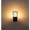 Globo Mervin utomhusvägglampa 20 cm, modern väggarmatur med E27 för entré och garage
