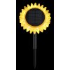 Globo ILIOS solros solcellslykta med trädgårdspinne för utomhusbruk längs gångväg LED