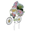 Globo SOZWE solarlampa dvärg på cykel trädgårdsfigur LED för utomhus