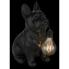 Globo DOGLI hundelampa som trädgårdslampa och solcellslampa för utomhus LED 3000 Kelvin