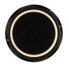 Globo AKRON rund LED-solarvägglampa för uteplats, utomhusvägglampa i modern stil