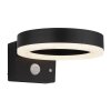 Globo SOLCOR LED solarlampa med rörelsesensor, utomhusvägglampa för gångväg