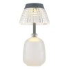 Globo VIONNA modern LED solcellslampa med strömbrytare för utomhusbruk 3000 K 6 W