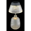 Globo VIONNA modern LED solcellslampa med strömbrytare för utomhusbruk 3000 K 6 W