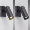 Schöner Wohnen-Kollektion RIK vägg- och taklampa, vridbar spotlampa med GU10-sockel