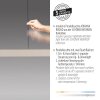 Schöner Wohnen-Kollektion ADRIANA ROUND LED avlång pendellampa, höjdjusterbar