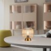 SCHÖNER WOHNEN-Kollektion NAMI modern rund bordslampa med kabelströmbrytare E27