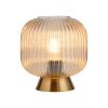 SCHÖNER WOHNEN-Kollektion NAMI modern rund bordslampa med kabelströmbrytare E27