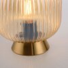 SCHÖNER WOHNEN-Kollektion NAMI modern rund bordslampa med kabelströmbrytare E27