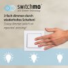 SCHÖNER WOHNEN-Kollektion MINI RITUS LED modern taklampa med fyra ljusringar