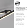 Schöner Wohnen-Kollektion STRAIGHT LED linjär taklampa för vardagsrum och kök