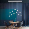 Schöner Wohnen-Kollektion LINI LED höjdjusterbar globpendellampa med 11 ljuskällor