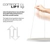 SCHÖNER WOHNEN-Kollektion QUILLO LED ringformad pendellampa för matbord längd 60 cm