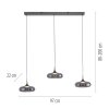 Schöner Wohnen-Kollektion POSH LED höjdjusterbar pendellampa för matbord