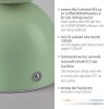 SCHÖNER WOHNEN-Kollektion RUDI globelampa LED bordslampa med touchbrytare