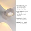 SCHÖNER WOHNEN-Kollektion CHIA LED vägglampa inomhus med 2 ljuspunkter 3000 K 220 lumen 2 W
