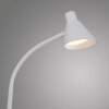 Leuchten Direkt vit LED-golvlampa PIXIE med justerbar, böjd arm, 3000 Kelvin varmvit